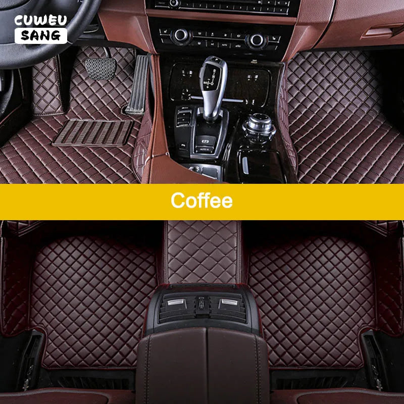 CUWEUSANG Custom Car Floor Mats For Honda CR-V CRV Auto Carpets Foot Coche Accessorie