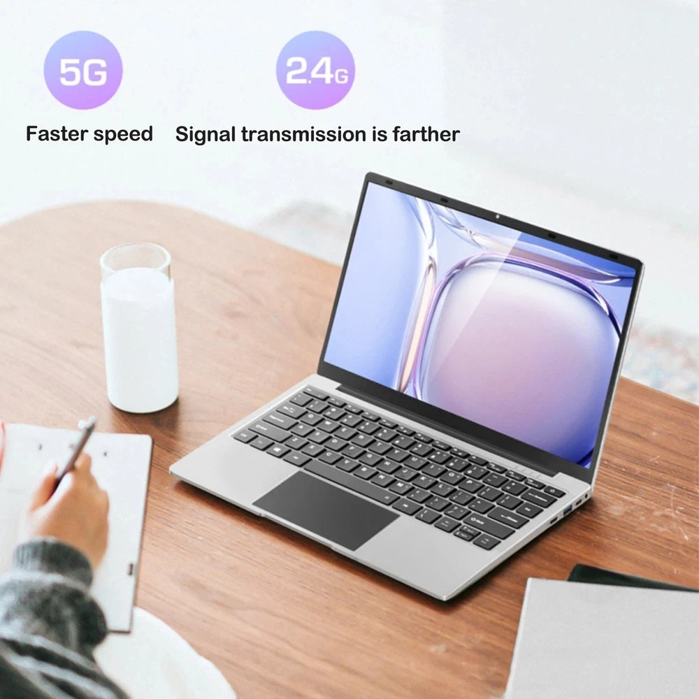 2026 New 14.1" Ultra Thin Laptop Intel i7-8650U/N3700 Win11 DDR4 16GB/32GB RAM 2TB SSD Portable Business Notebook