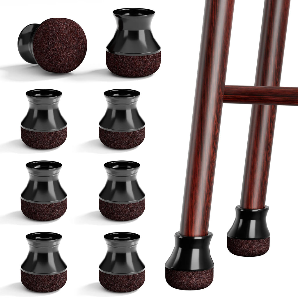 16PCS Chair Leg Protectors Silicone Chair Leg Covers with Thickened W/ Wrapped Felt Bottom Anti-Scratch for Hardwood Floors