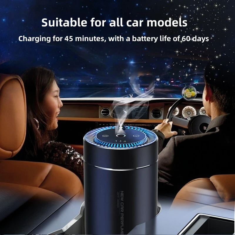 New Car Starry Sky Light Intelligent Aromatherapy Machine Starry Sky Top Humidifier for Light Fragrance and Odor Removal