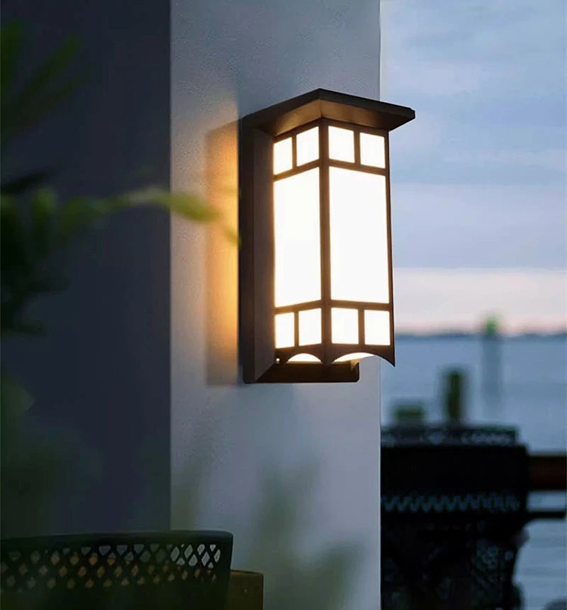 12W/18W LED Outdoor Wall Lamp Plastic/Aluminum Front Door Waterproof IP65 Sconce Garden Patio Terrace Home Wall Lighting Fixture