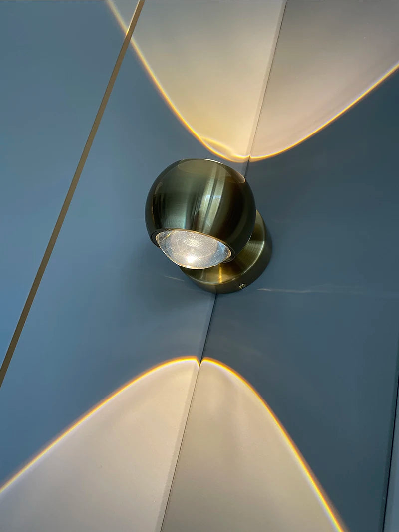 Minimalist Hallway Decor Background Wall Lamps Bedroom Bedside Wall Lights Washing Wall Sconce Up and Down Luminescence Lights