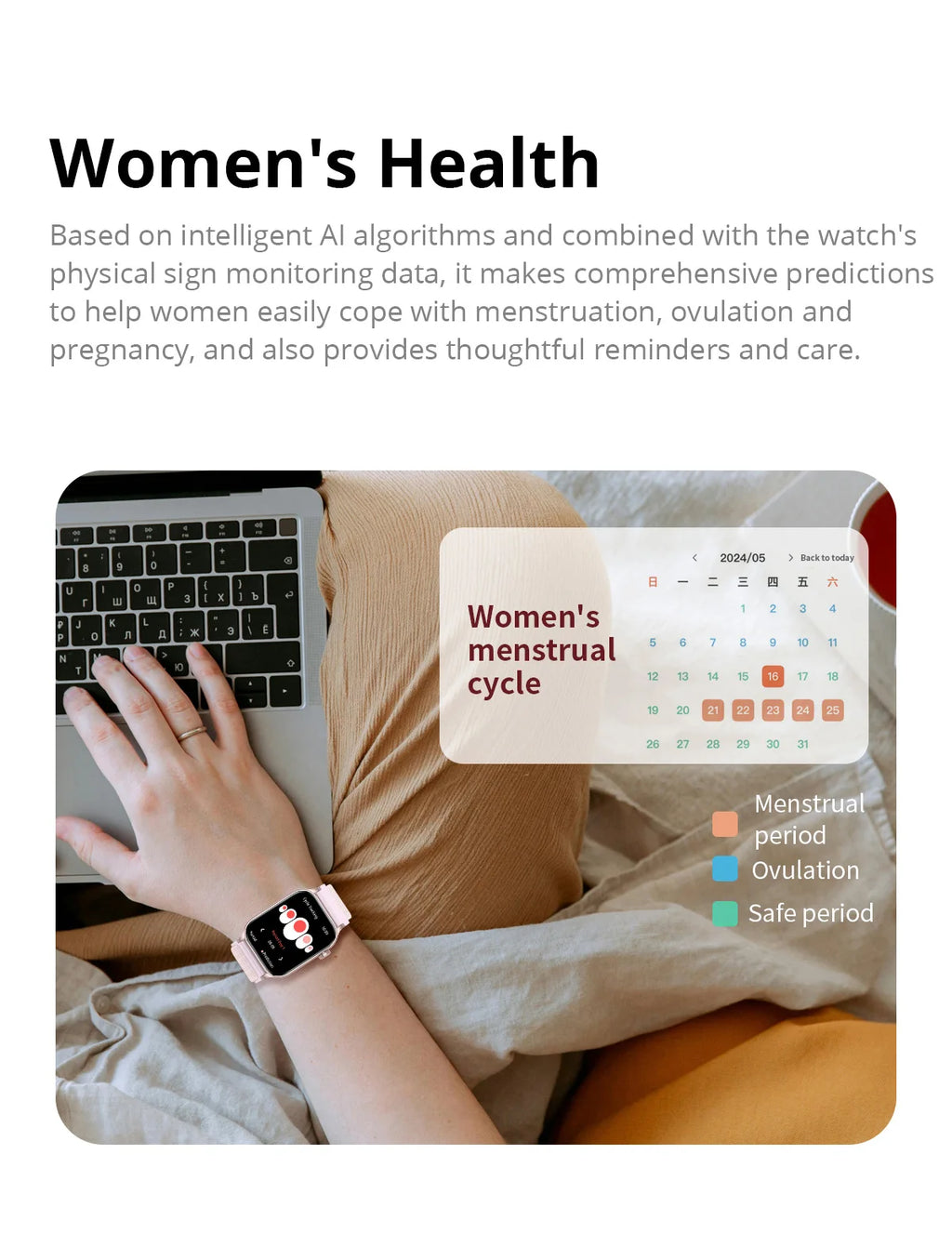 COLMI P78 AMOLED Smartwatch 1.95'' Display with Flashlight & Voice Calling 100+ Sports Mode Health Monitor Men Women Smart Watch