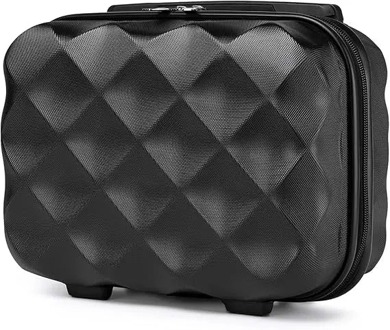 British Traveller Beauty Case Lightweight ABS Hard 31 x 25 x 17.2 cm