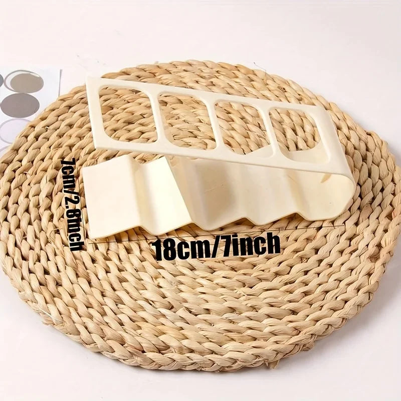 4 Compartment Remote Control Organizer Creative Desktop Storage Rack Plastic Holder Multi Purpose Desk Organizer
