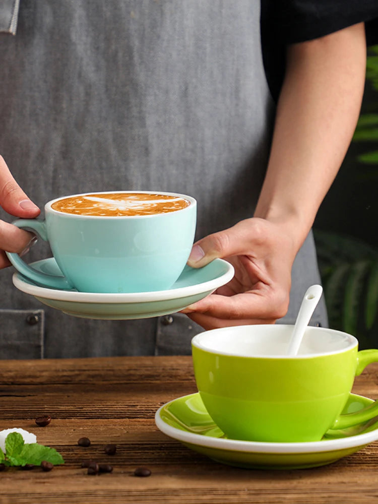 300ml Ceramic Breakfast Milk Cup American Coffee mug Set Afternoon Tea Cups Ceramic Water Cup tea mug coffee cup