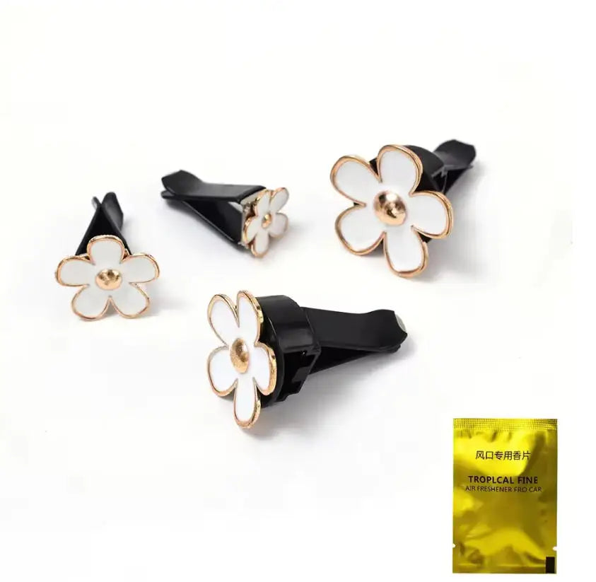 1set Car Air Vent Perfume Clip Cute Cars Aroma Diffuser Creative Girly Auto Interior Decoration