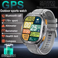 2026 NEW TANK X5 Smartwatch 5ATM Waterproof GPS Dual-Frequency tracking 1.96" AMOLED 530mAh Compass 170+ Sports Fitness Tracker