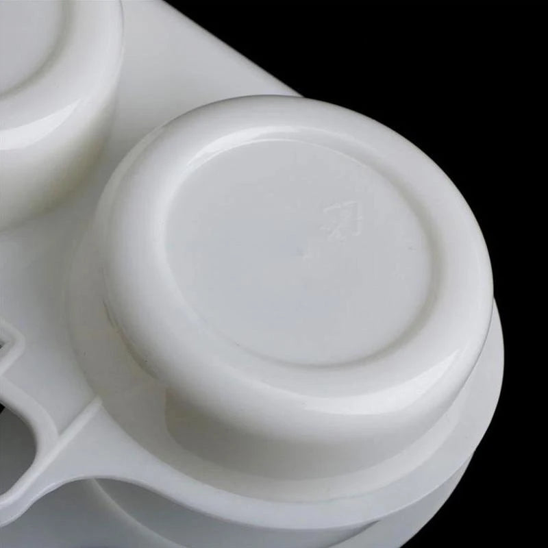 Kitchen Microwave Oven Round Shape Egg Steamer Cooking Mold Egg Poacher Egg Tool