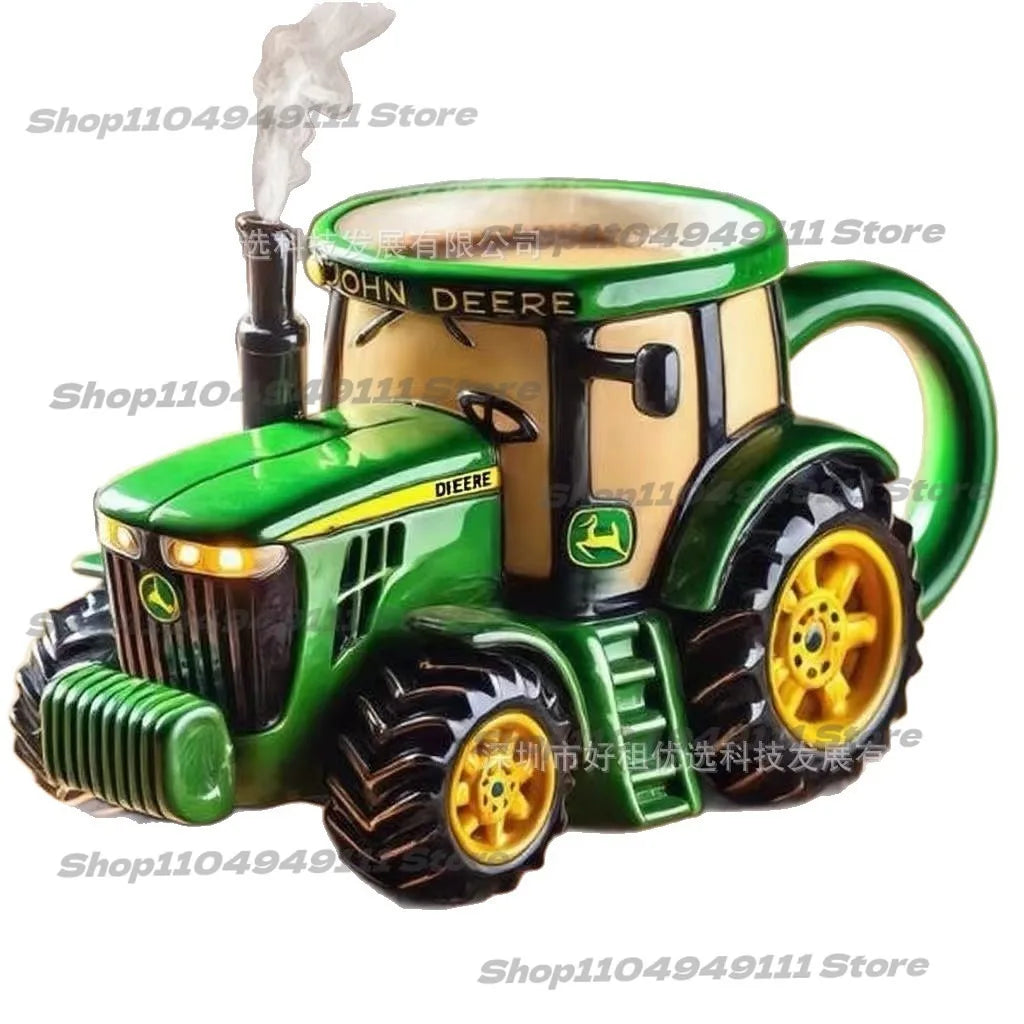 Funny Truck Coffee Cup Mug Handcrafted Durable Semi-trailer Shaped Ceramic Decorations for Men Women Truck Driver Gifts