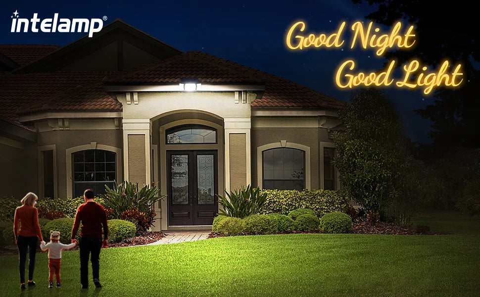 6000mah Light All Night Outdoor Solar Lights With 3 Modes Two Motion Sensors Wall Lamp Street Light For Garden Yard Path Garage