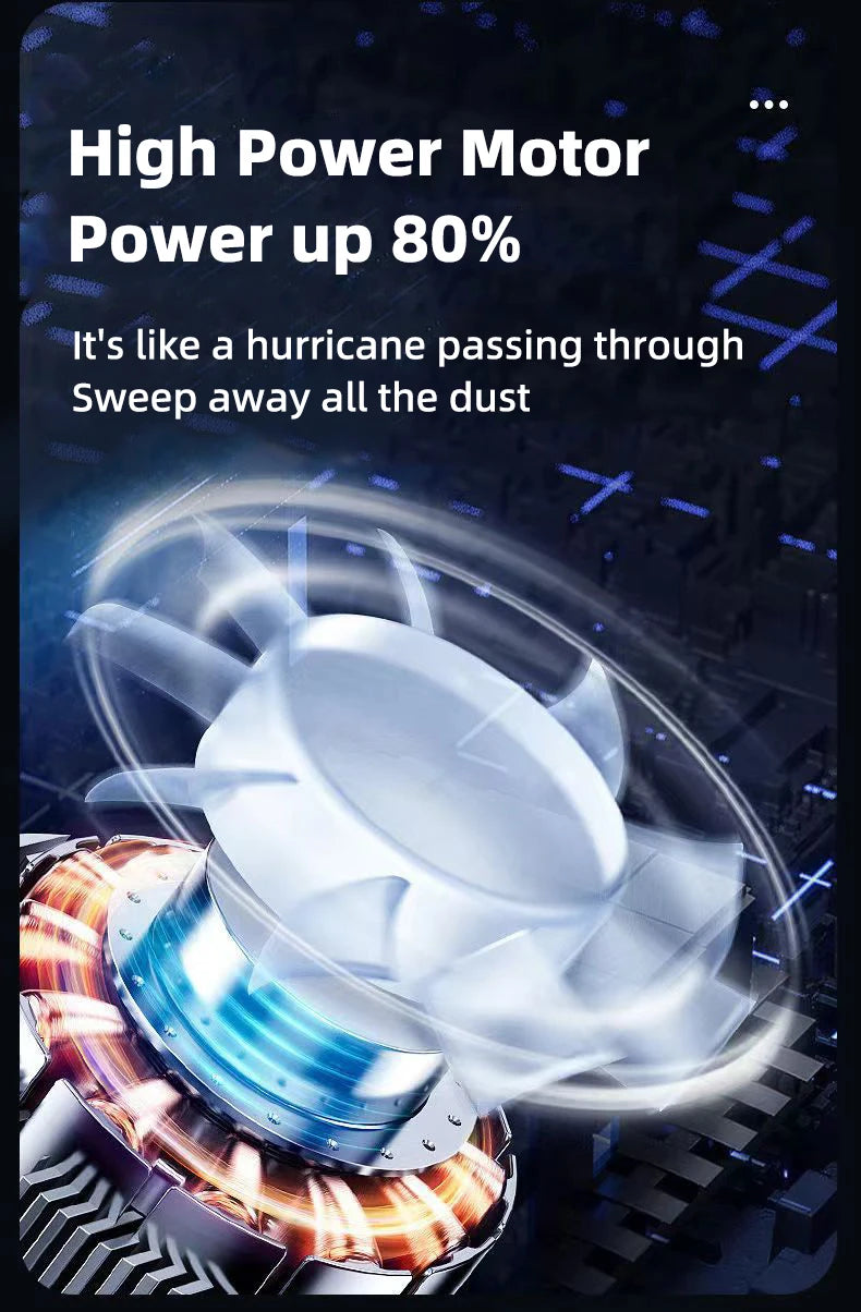 Wireless and corded dual-use, with extraordinary suction power.