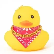 Car Decoration Rubber Cowboy Duck Car Dashboard Decorations Pink Cowboy Hat Rubber Ducks, Duck for Car Ornament Accessories