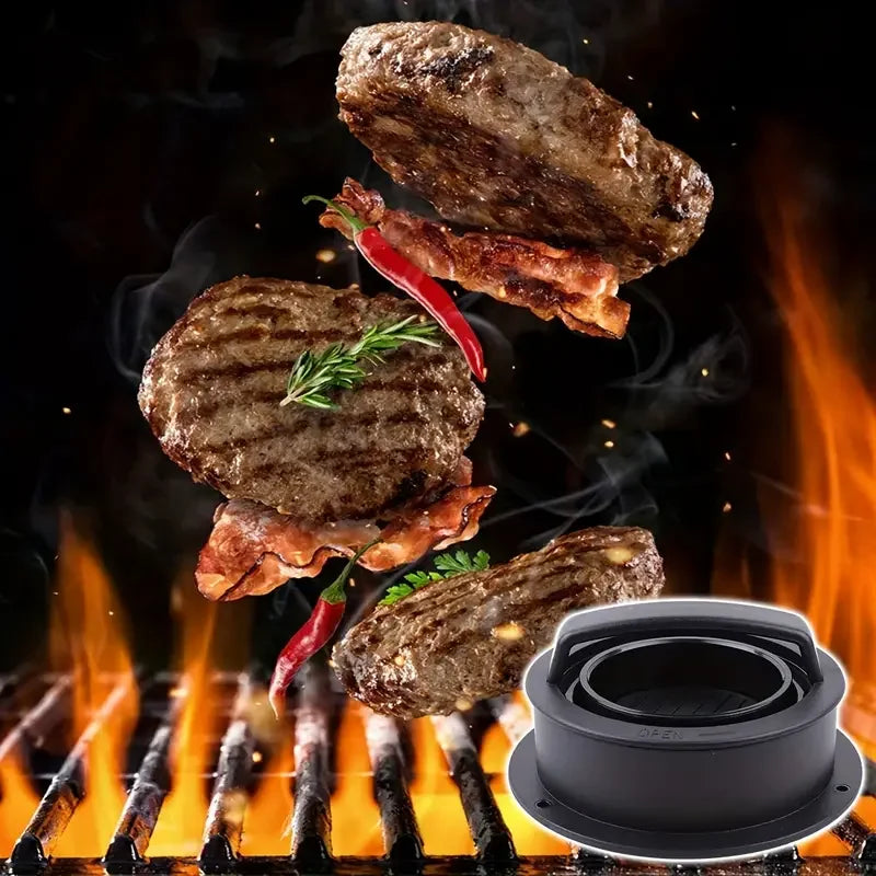 Burger Press Mold & Patty Press Maker -3 in 1 stuffed hamburger patty maker Perfect for Beef,Chicken Patties-Kitchen Press Tool