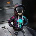 1PC Creative Hooded Shift Lever Cover - Sweat-Proof Soft Lining Easy Install Durable Multi-Color/Patterns Fits Most Cars
