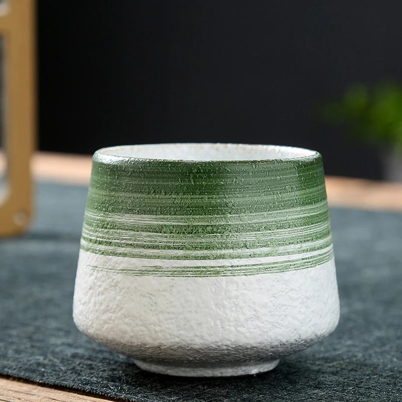 Laysda Vintage Coffee Mug 200ml ceramics Tea cup Japanese-style cafes Drinkware Stoneware Espresso for Restaurants Hotels