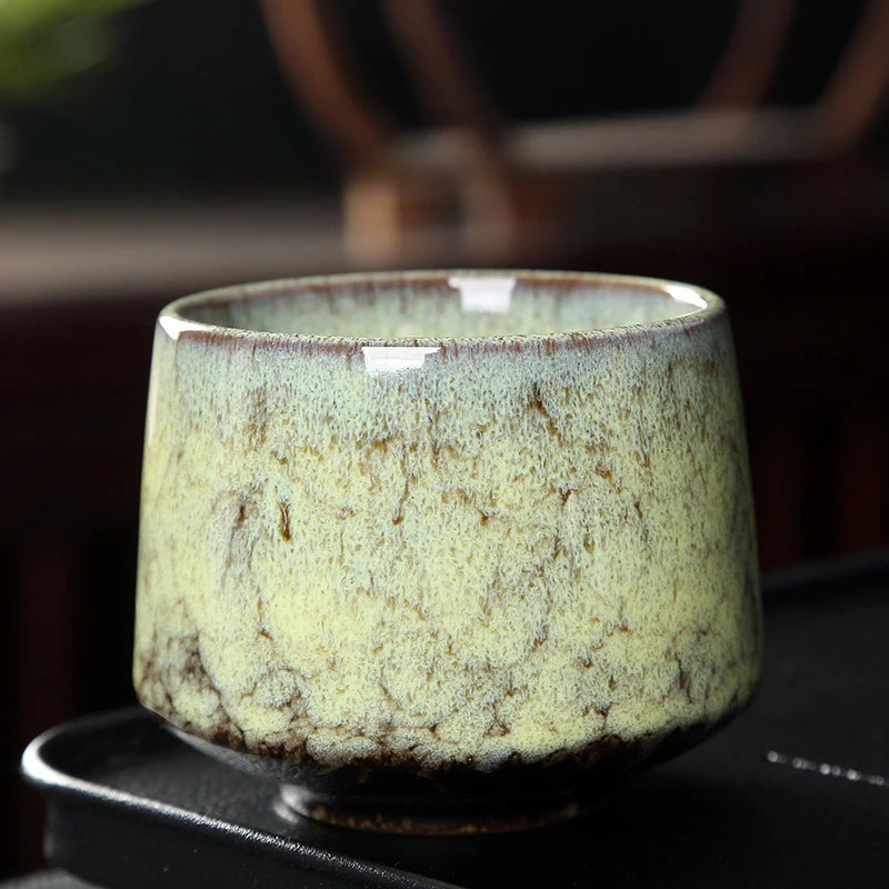 Laysda Vintage Coffee Mug 200ml ceramics Tea cup Japanese-style cafes Drinkware Stoneware Espresso for Restaurants Hotels