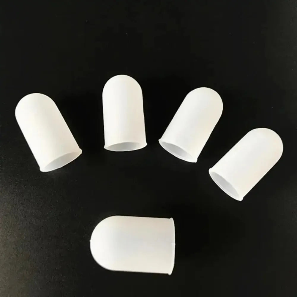 5Pcs Silicone Finger Protector Finger Caps High Temperature Resistant Anti-slip Finger Cover