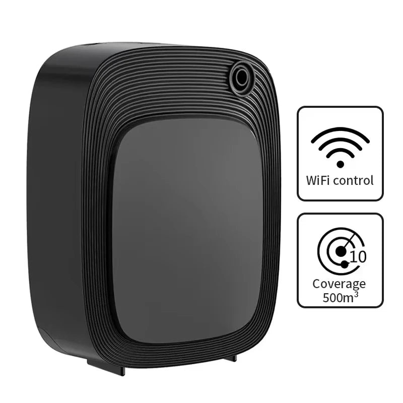 500m³ Aroma Diffuser Wifi Smart Home Fragrance Hotel Air Freshener Auto Flavoring Timing Room Aromatizer Essential Oil Diffuser
