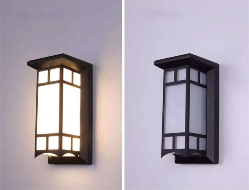 12W/18W LED Outdoor Wall Lamp Plastic/Aluminum Front Door Waterproof IP65 Sconce Garden Patio Terrace Home Wall Lighting Fixture
