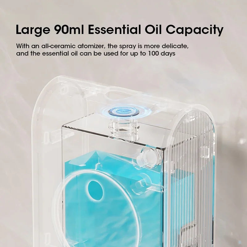 Automatic Sensor Aromatherapy Diffuser Night Light Essential Oil Diffuser Home Fragrance Machine for Relaxation Mood Enhancement