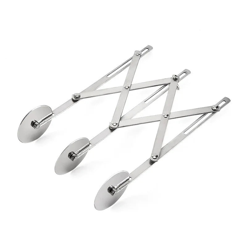 3/5/7 Wheels Cutter Dough Divider Side Pasta Knife Flexible Roller Blade Pizza Pastry Peeler Stainless Steel Bakeware Tools