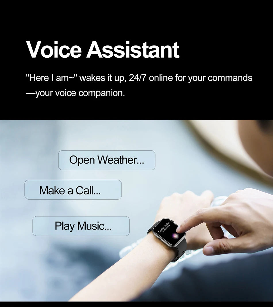 2026 New Popular Smartwatch Full Touch Screen Bluetooth Call Heart Rate IP68 Waterproof Watches Sports Bracelet SmartWatch Women