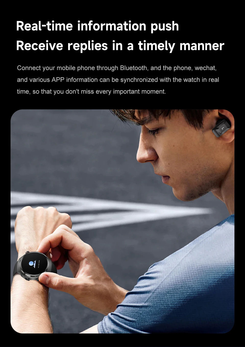 GEJIAN 2025 New TWS 2-in-1 Bluetooth Earphones Smart Watch Heart Rate Monitoring NFC BT call GPS Sports Trajectory Smartwatches
