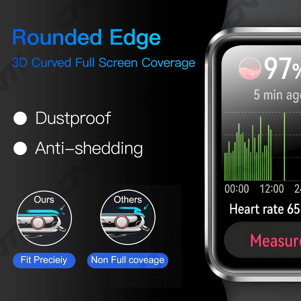 Screen Protector for Huawei Band 10 HD Anti-scratch Full Coverage Protective Film Screen Protector Accessories (Not Glass)