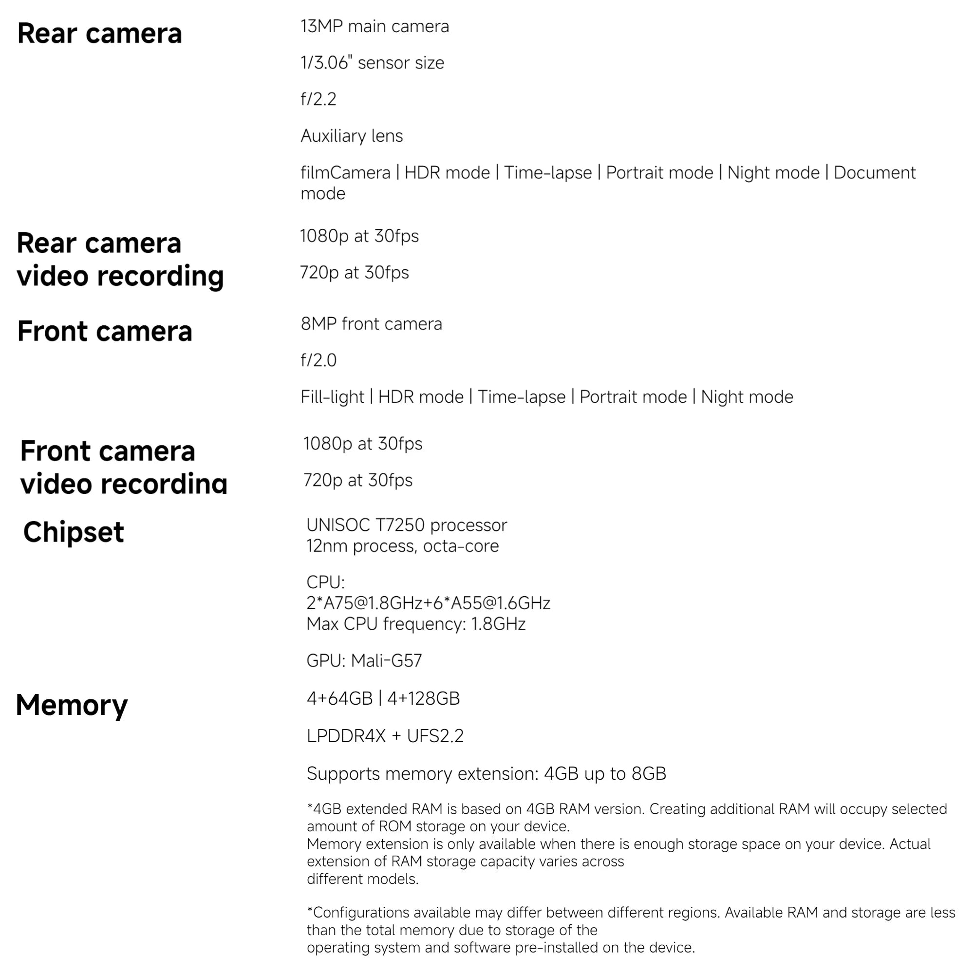 Xiaomi Redmi A7 Pro 4G, 4+128GB, Global Version, 6.9" 120Hz LCD Display DC Dimming Powered by UNISOC T7250 Processor 13MP Main Camera 8MP Front Camera 6000mAh 15W Side Fingerprint Sensor 3.5mm Headphone Jack NFC