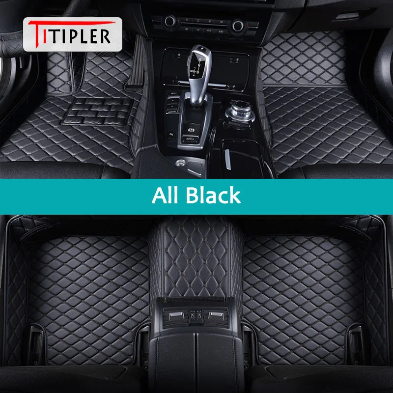 TITIPLER Custom Car Floor Mats For Ford Fiesta Auto Carpets Foot Coche Accessorie