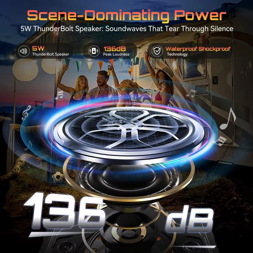 [Ship From UK] CUBOT KingKong Power 5 Android 15 Rugged Smartphone G100 16GB(6+10) 128GB 15300mAh 6.88" 120Hz 64MP Camping Light