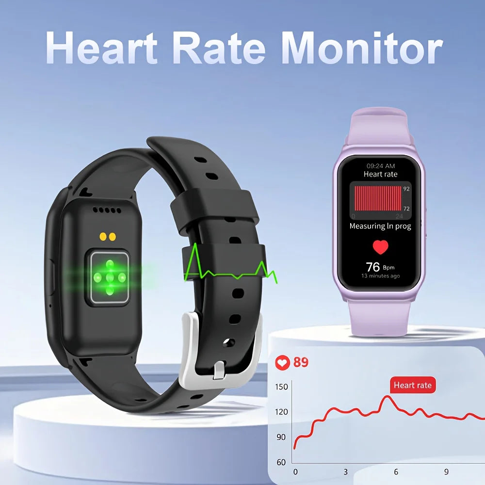 LAXASFIT New Smart Watch Bluetooth Calling Heart Rate&Sleep Monitoring Flashlight  Voice Assistant Men Women Smartwatch