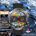 GPS Smart Watch 5ATM Waterproof Built-in Dual-band GNSS GPS Motion trajectory Military Sport Smartwatch Men 2025 New For Android