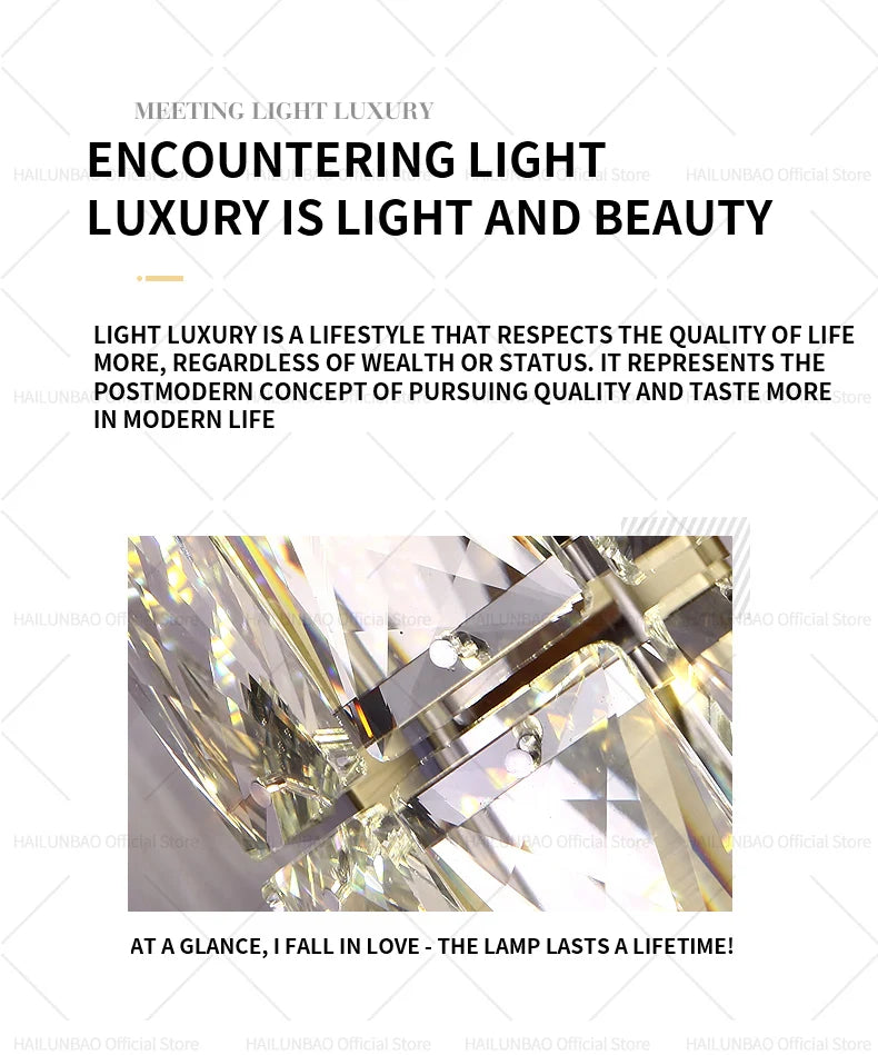 Light Luxury Crystal Wall Lamp Creative Villa Living Room TV Background Wall Lamp Network Red Modeling wall Bedroom Bedside Lamp
