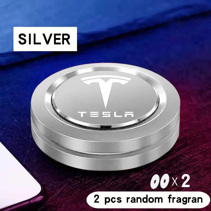 Car Flying Saucer Air Freshener Solid Aroma Perfume Diffuser Auto Perfume Aromatherapy for Tesla model 3 Y X S Accessories