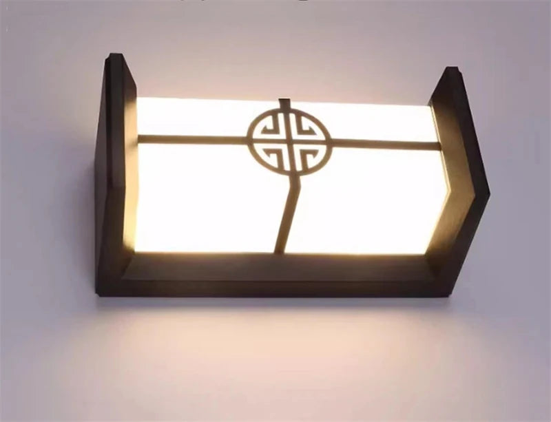12W/18W LED Outdoor Wall Lamp Plastic/Aluminum Front Door Waterproof IP65 Sconce Garden Patio Terrace Home Wall Lighting Fixture