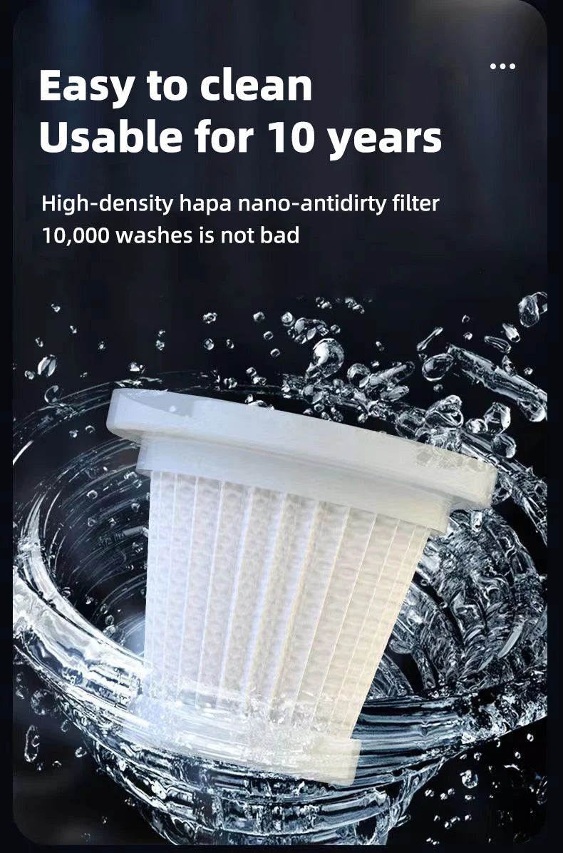 Wireless and corded dual-use, with extraordinary suction power.