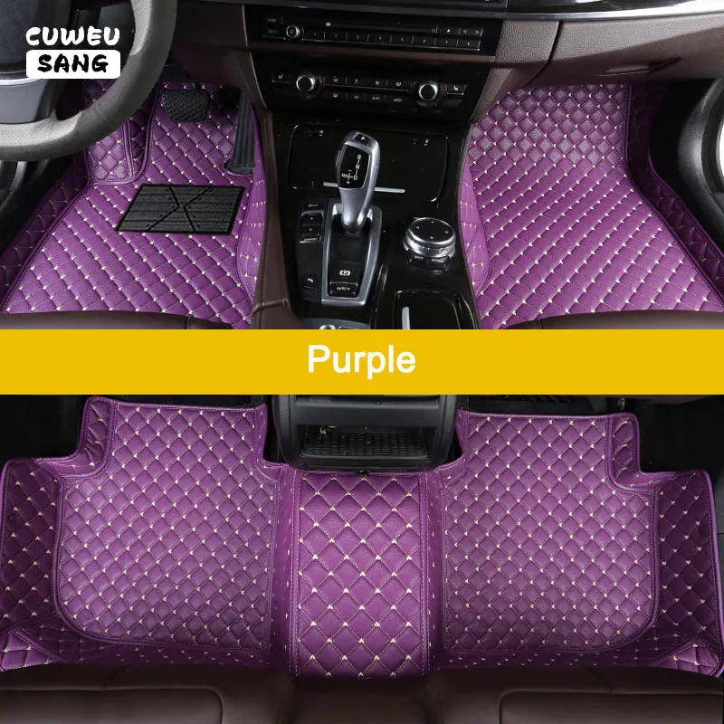 CUWEUSANG Custom Car Floor Mats For VW EOS 2005-2016 Auto Carpets Foot Coche Accessorie