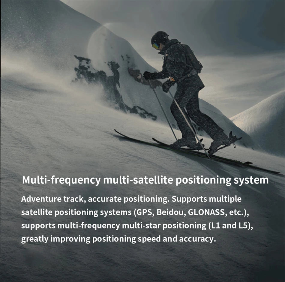 2025 New Professional GPS Sports Smart Watch Outdoor RIDE Run GPS track Swim Watchs Compass Altimeter 5ATM Sports Bracelets Men
