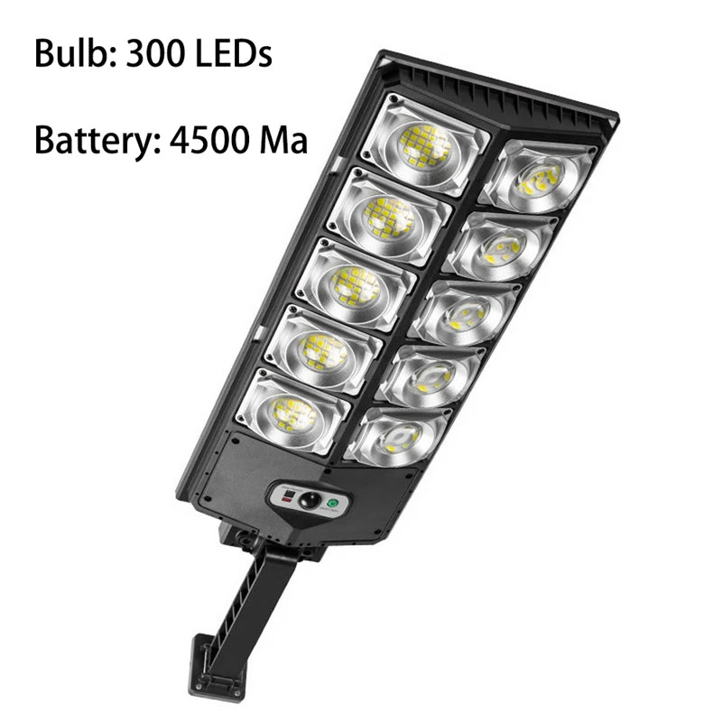 20000 Lumens Solar Lights Outdoor IP65 Waterproof LED Street Wall Lamp With PIR Motion Sensor Sunlight for Garden Yard Street