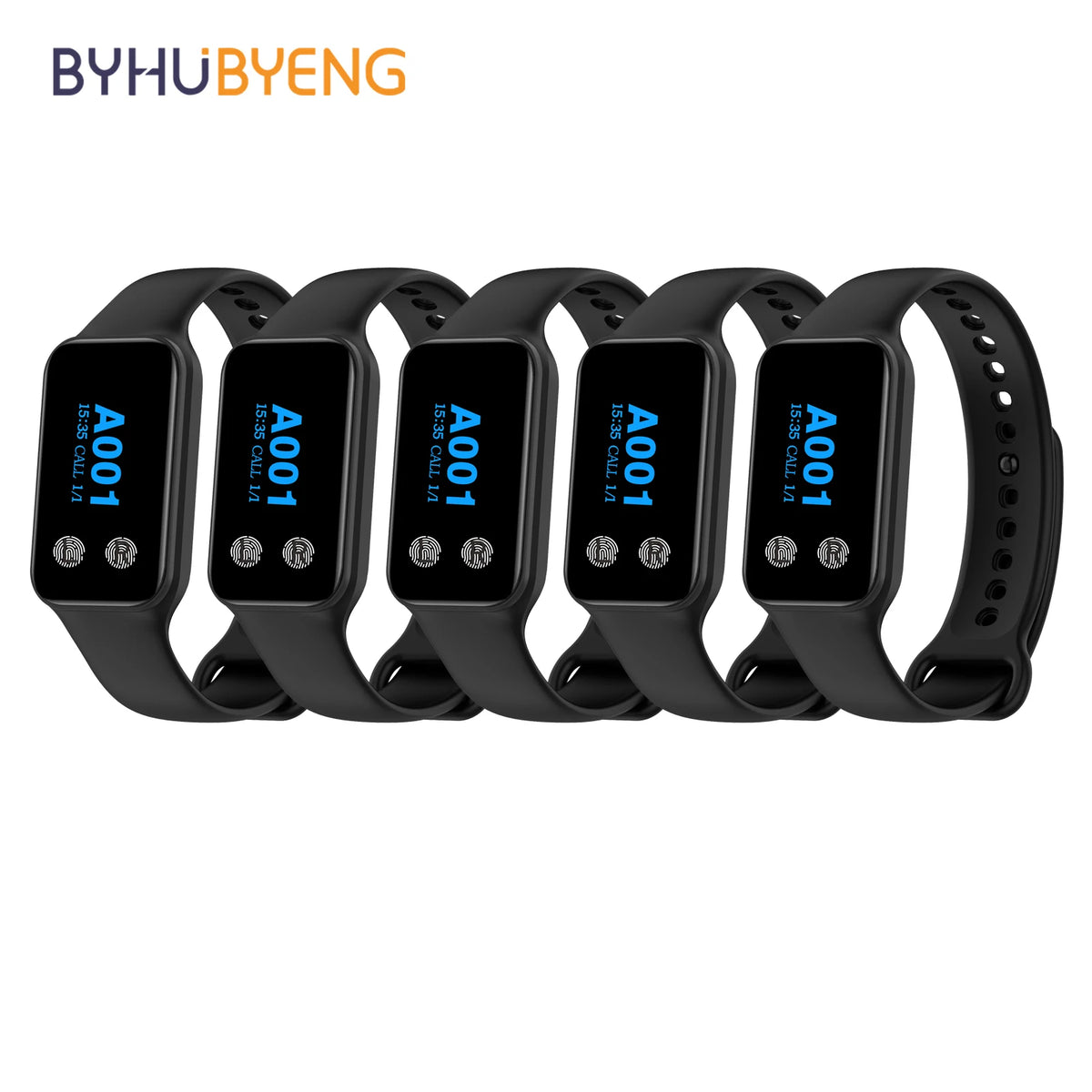 BYHUBYENG Wireless Calling System Watch Receiver Caller Wait Watch Pager with Calling Buttons for Restaurant Cafe Hotel