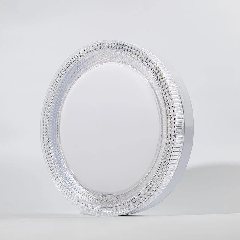 Modern LED Ceiling Light AC85-265V Circular Crystal Home Light 18W 24W 36W 48W Living Room Bedroom Kitchen Indoor Lighting