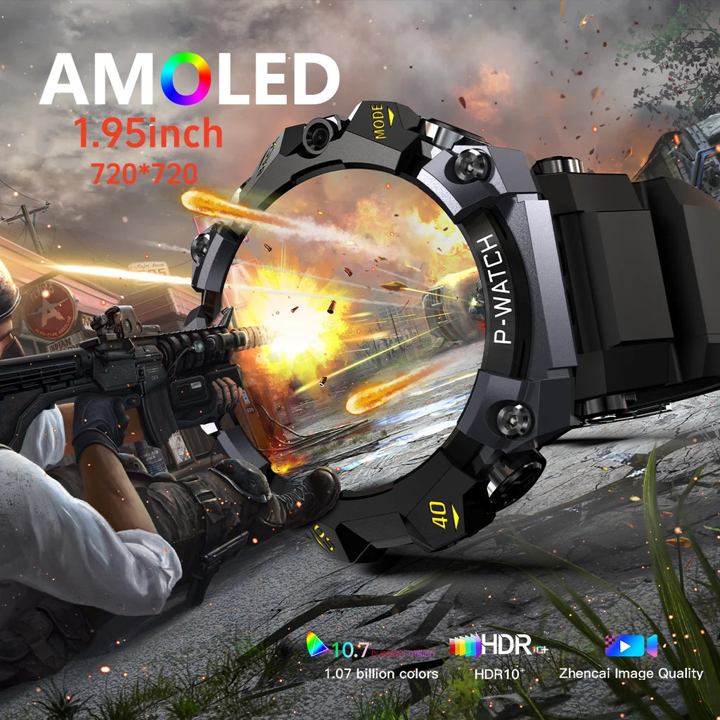 Q668 Smart Watch Android 10.0 1.95inch Amoled 720*720 5G Cellular Version Smartwatch With 800W Dual Camera GPS WIFI Sim Card