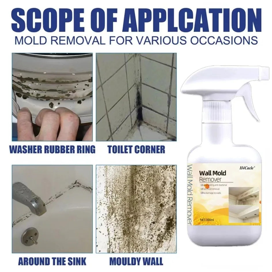 Mold Remover Spray Prevent Fungus Furniture Tile Wall Stains Removal Sink Descale Antibacterial Bathroom Mildew Cleaning Agent