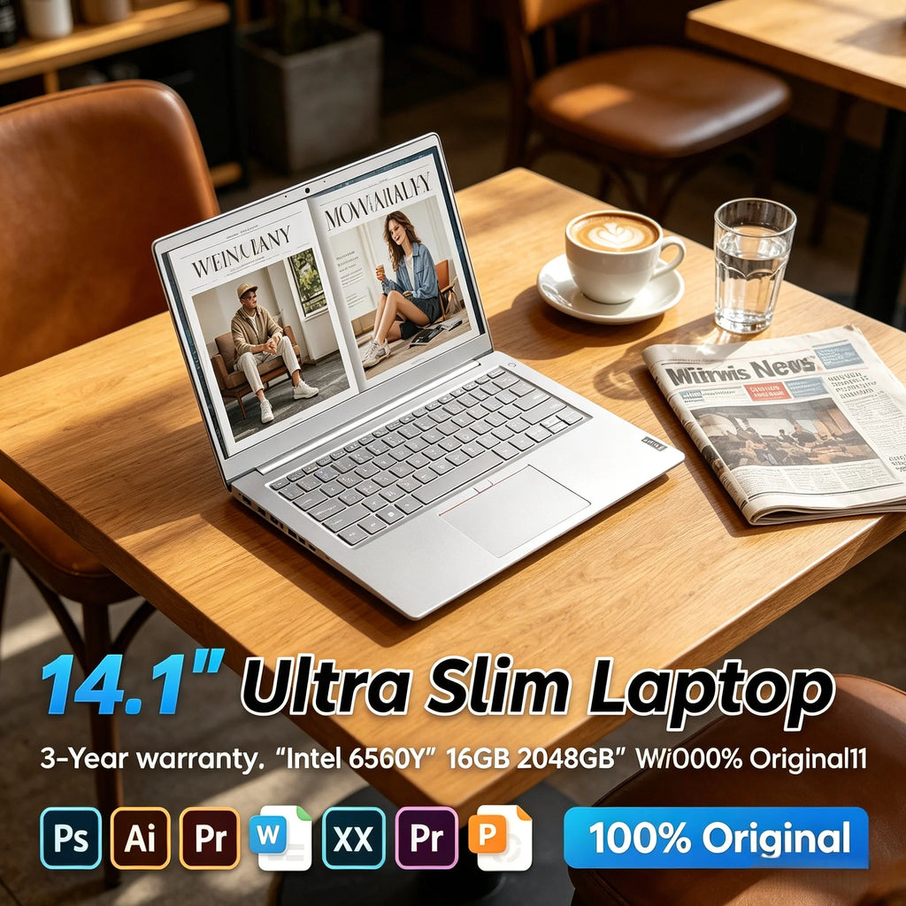 High Speed Business Gaming Laptop 32GB Large Memory 2TB Big SSD Smooth Running Daily Use Computer