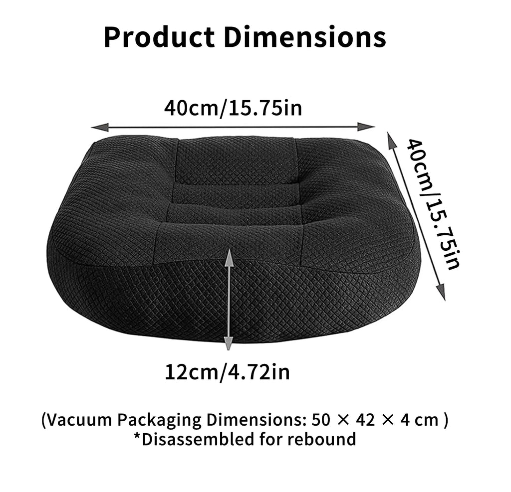 Extra Large Seat Cushion - Firm Memory Foam Chair Pad | For Recliner, Wheelchair, Office Chair, Car, Stadium & More