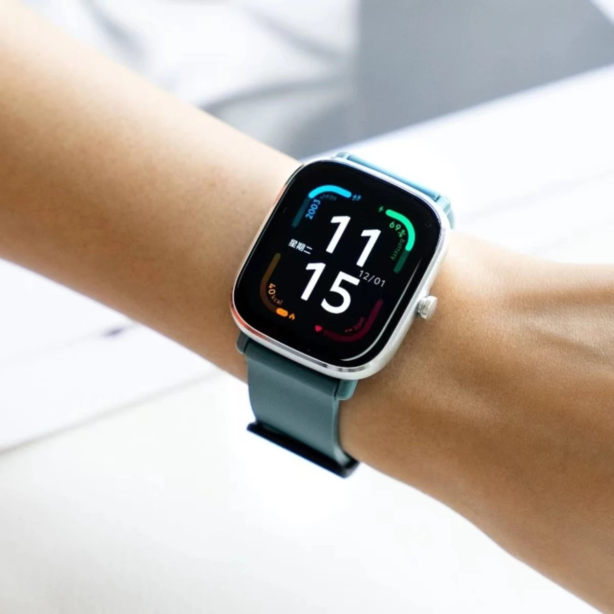 Amazfit GTS 2 mini GPS Smartwatch  For Men Women Gift Display 68+Sports Modes Waterproof Sports Watch Sleep Monitoing