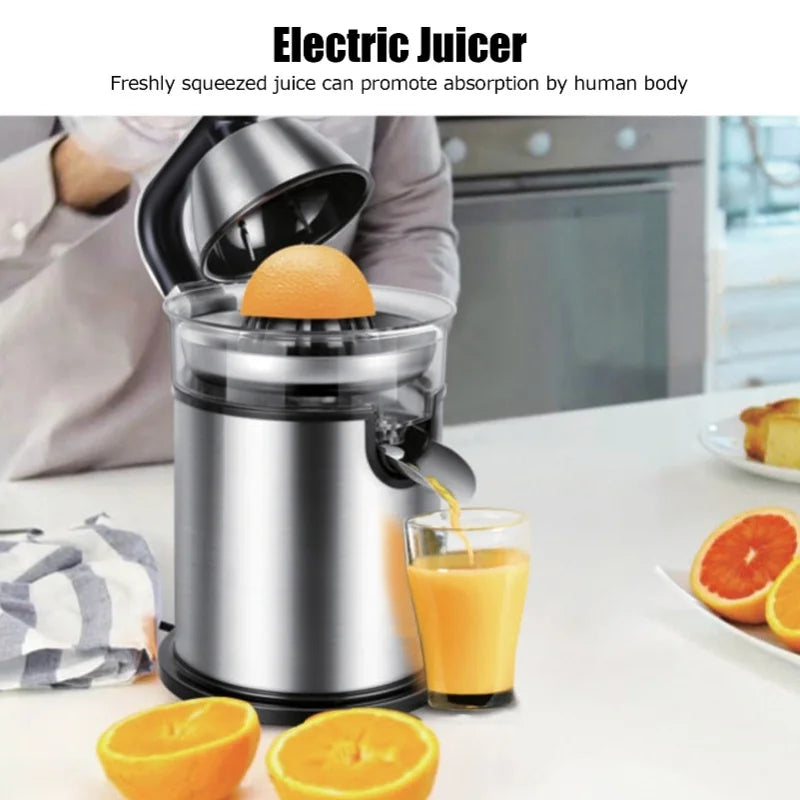 1100W Electric Juicer Lemon Orange Fruits Press Extractor Kitchen Utensils