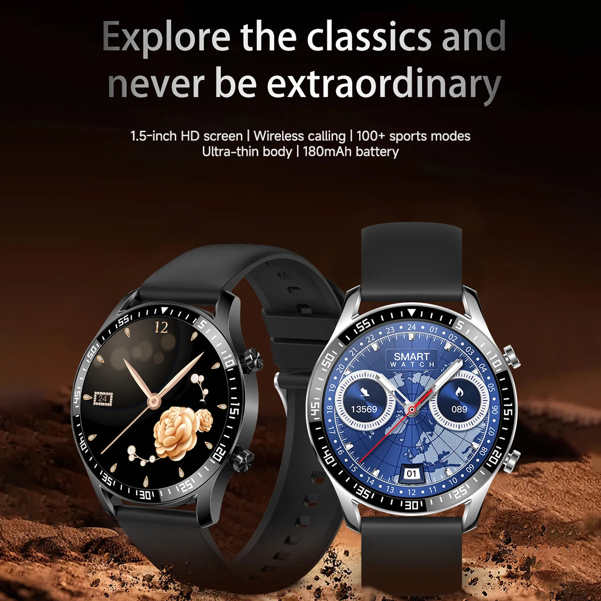 2026 New Sports Smartwatch for Man Bluetooth Call Camera Control Music Player AI Voice Fitness Tracker Watches for Woman Gifts